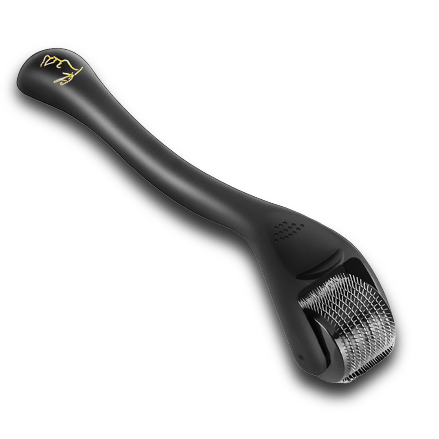 Image of the DermTech Derma Roller in PNG format, showcasing the tool designed for effective hair growth and skincare with precision and ease.